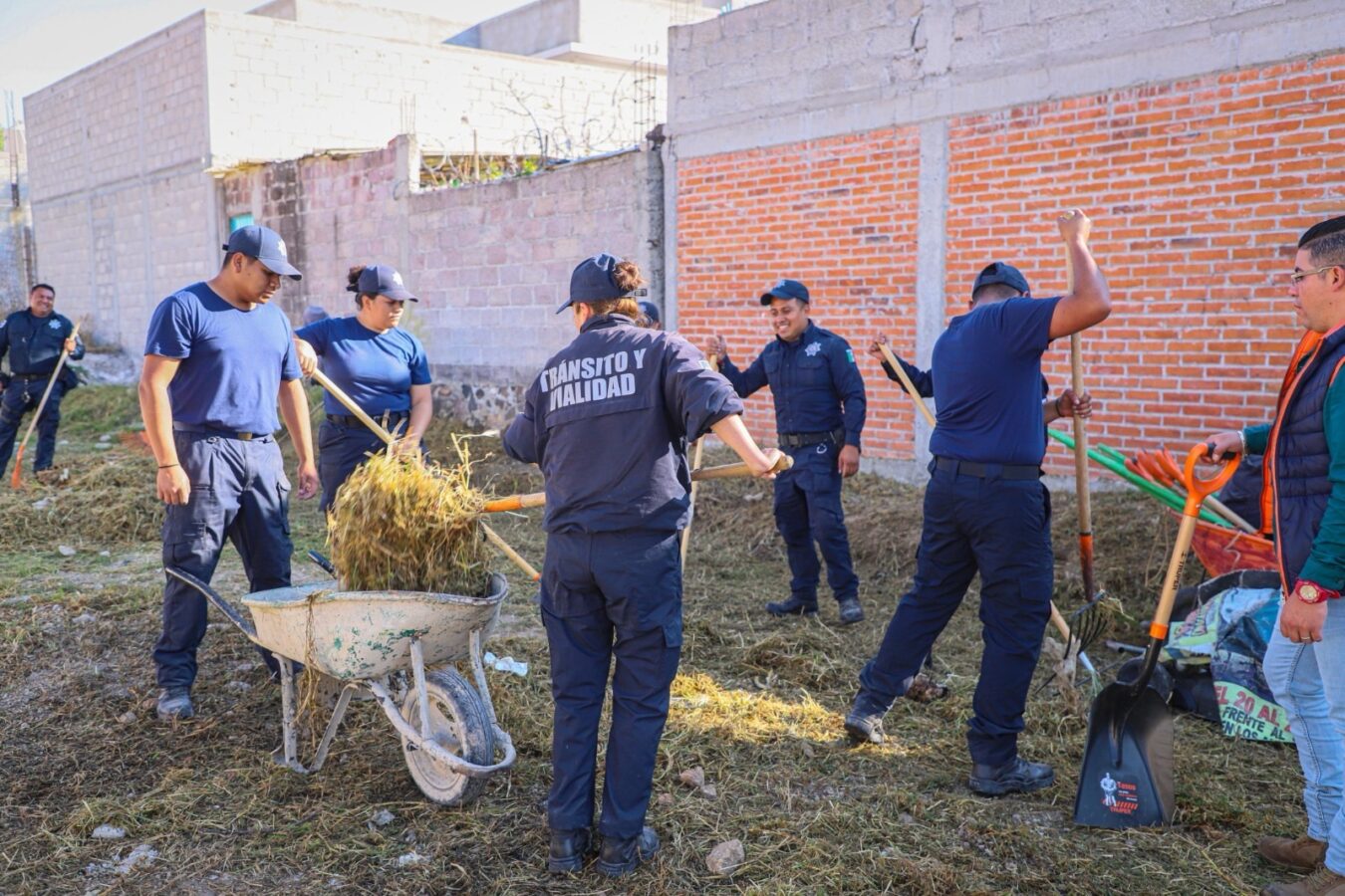 Recuperan y rehabilitan espacios críticos en Tizayuca con el Operativo Castor