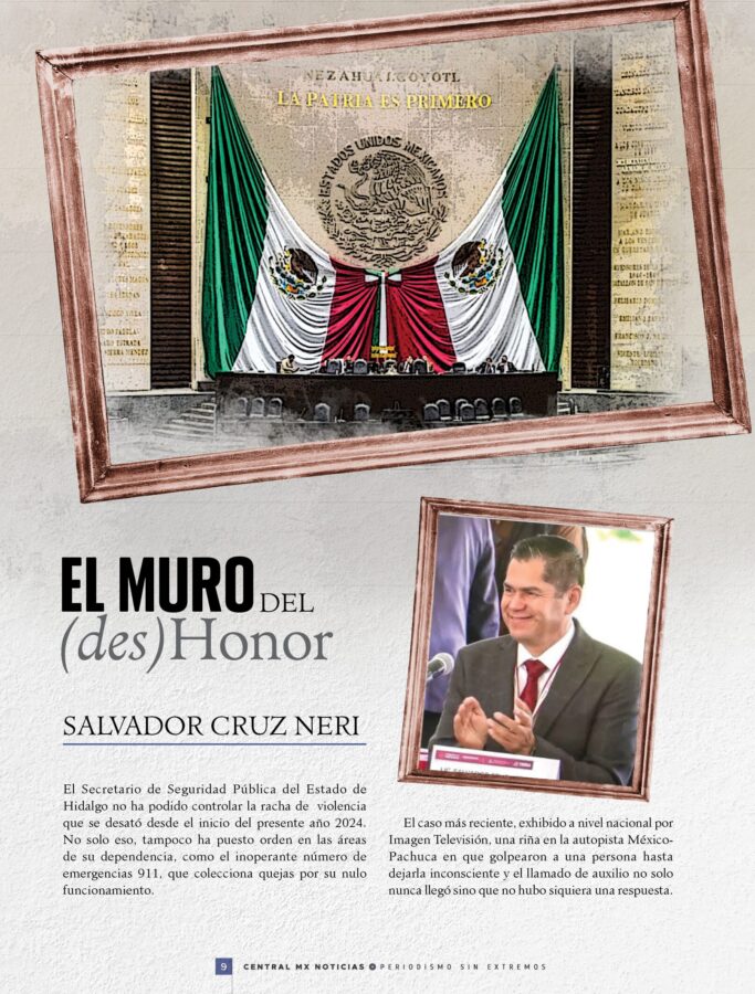 El Muro del (des) Honor: Salvador Cruz Neri