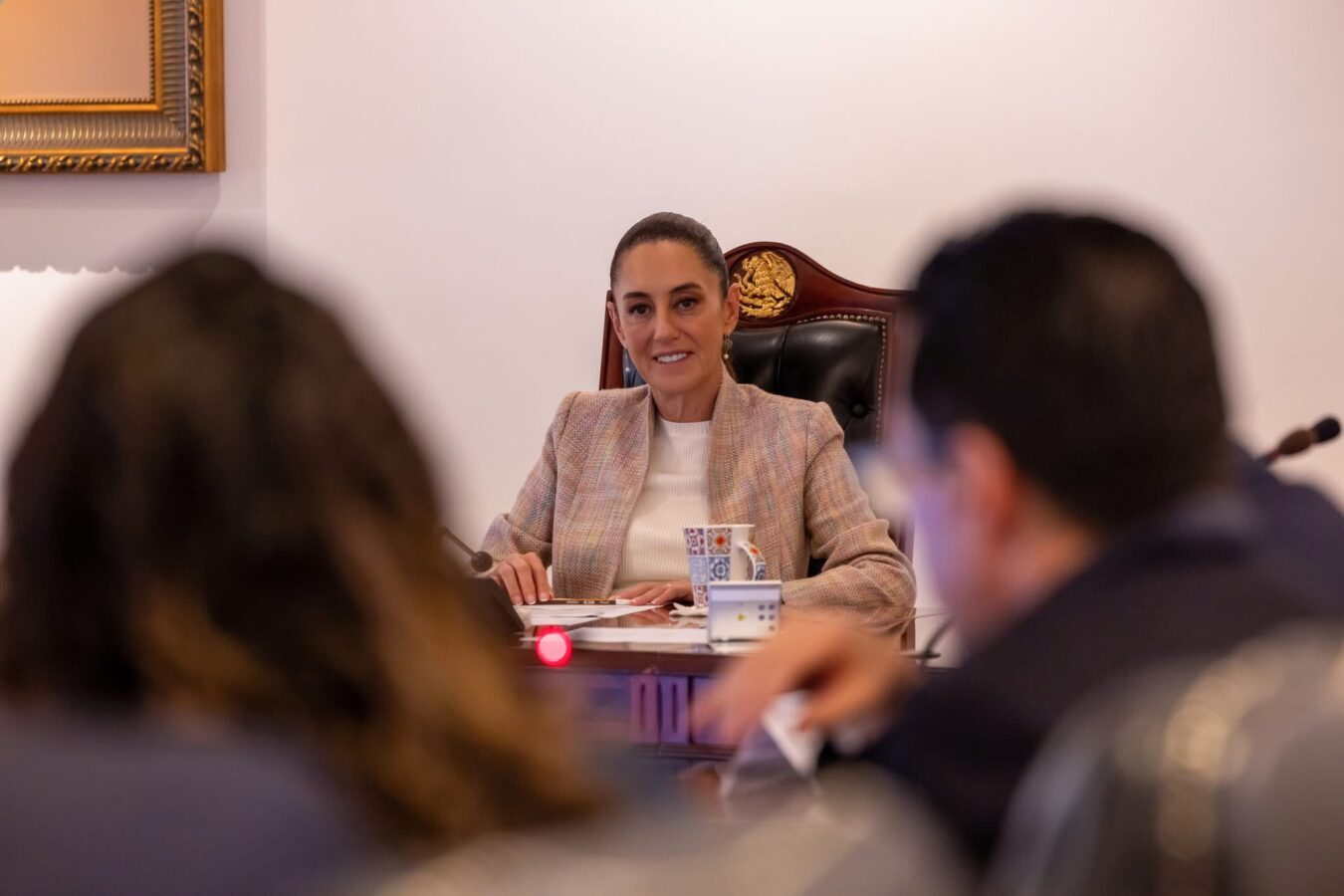 Rechaza Sheinbaum afirmación de la Casa Blanca.