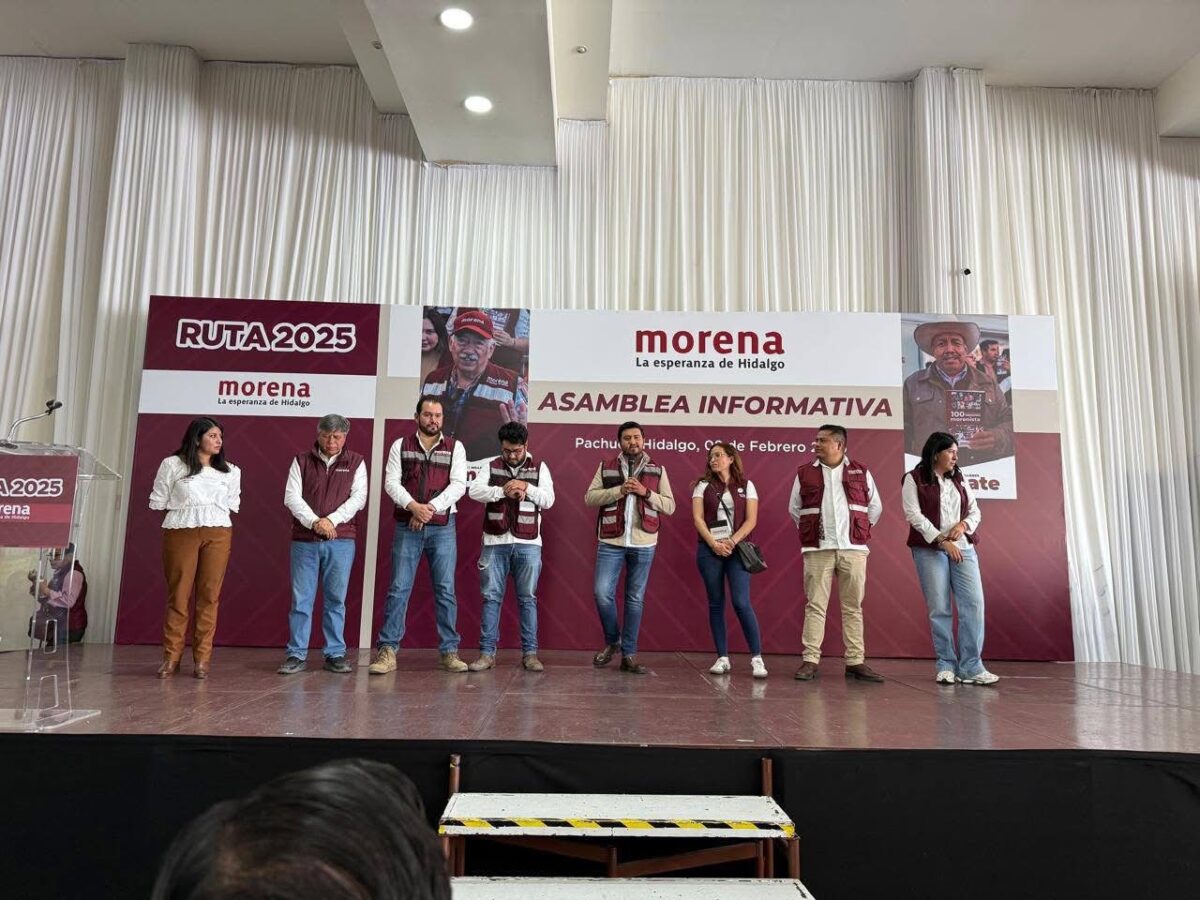 Va Morena por 300 mil afiliaciones en Hidalgo