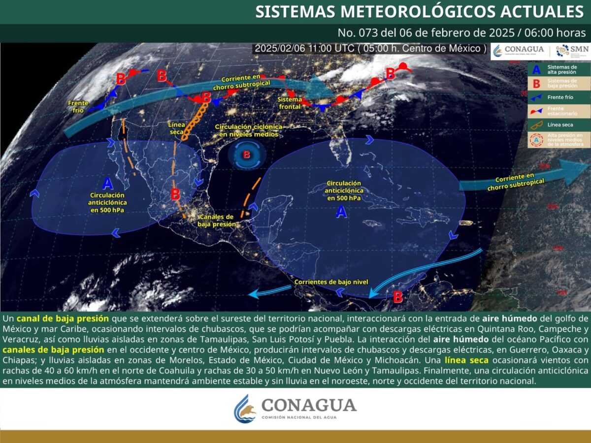 Temperatura mínima de 0 a 5 grados con heladas en zonas serranas de Hidalgo