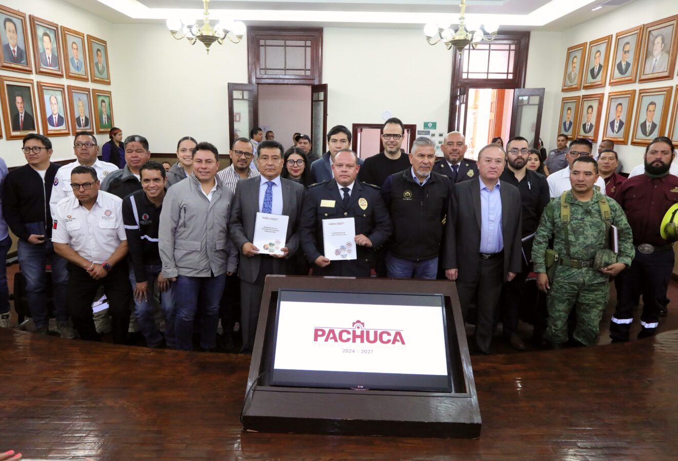 Presenta Pachuca Plan Municipal de Contingencias