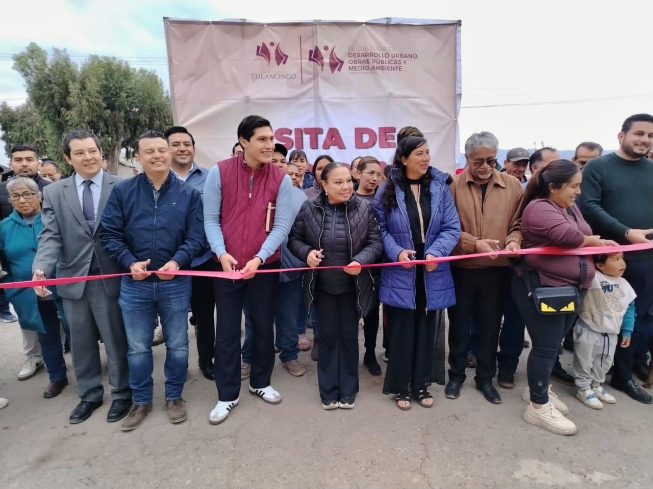 Inaugura Lorena García obras de infraestructura básica en Tulancingo