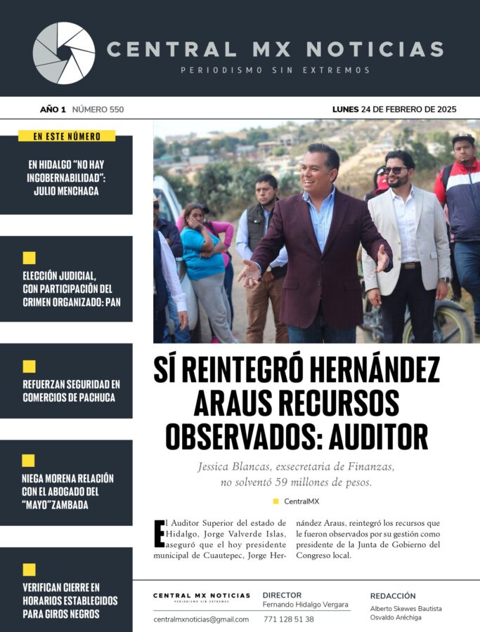 CentralMX- Lunes 24 de febrero de 2025.