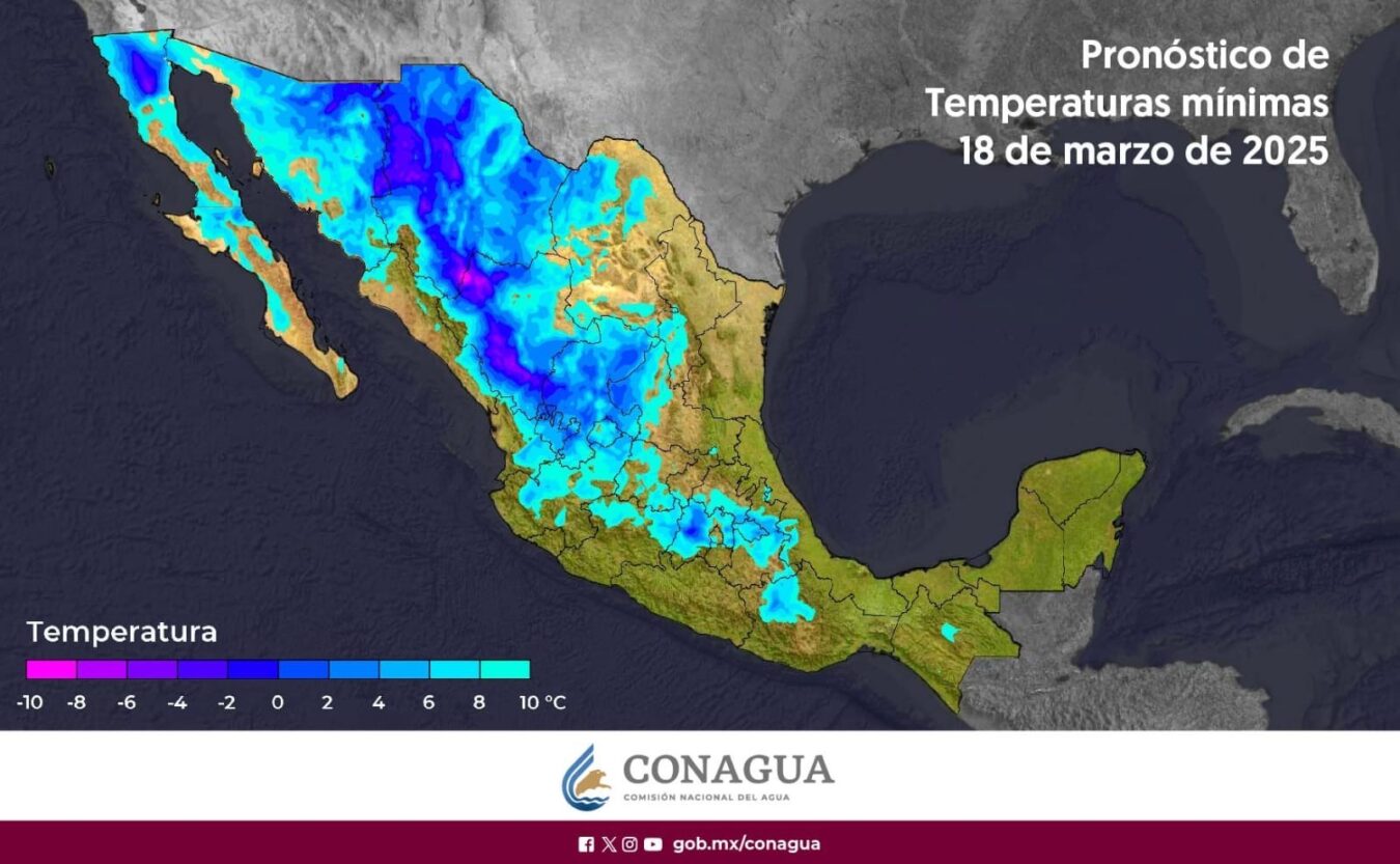 Prevén para Hidalgo temperatura mínima de 0 a 5 grados