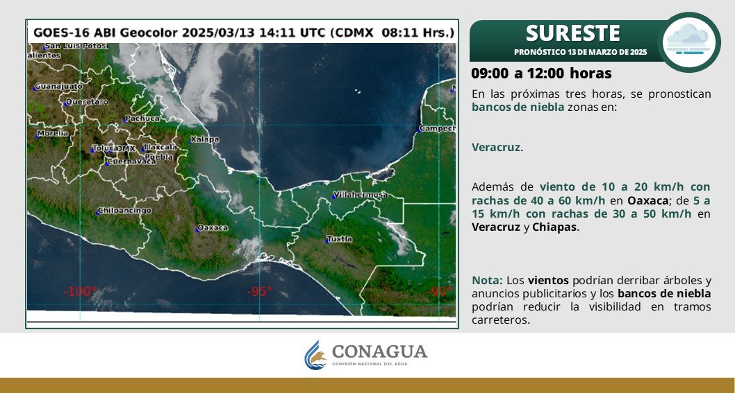 Temperatura máxima para Hidalgo de 35 a 40 grados Celsius