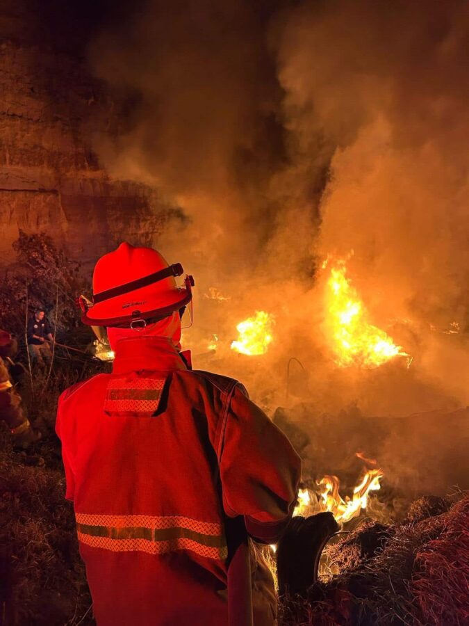 Se incendia predio en colonia de Pachuca.