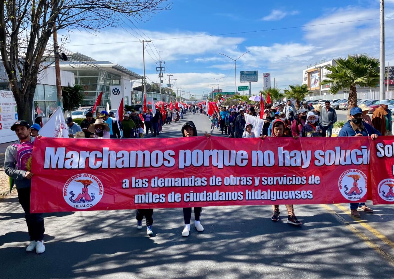 Anuncia marcha Antorcha Campesina este miércoles en Pachuca y Huejutla