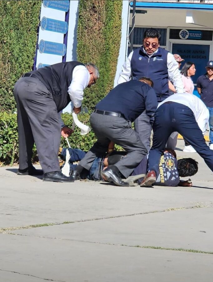 Detienen a hombre por fotografiar alumnas en el Tec de Pachuca 