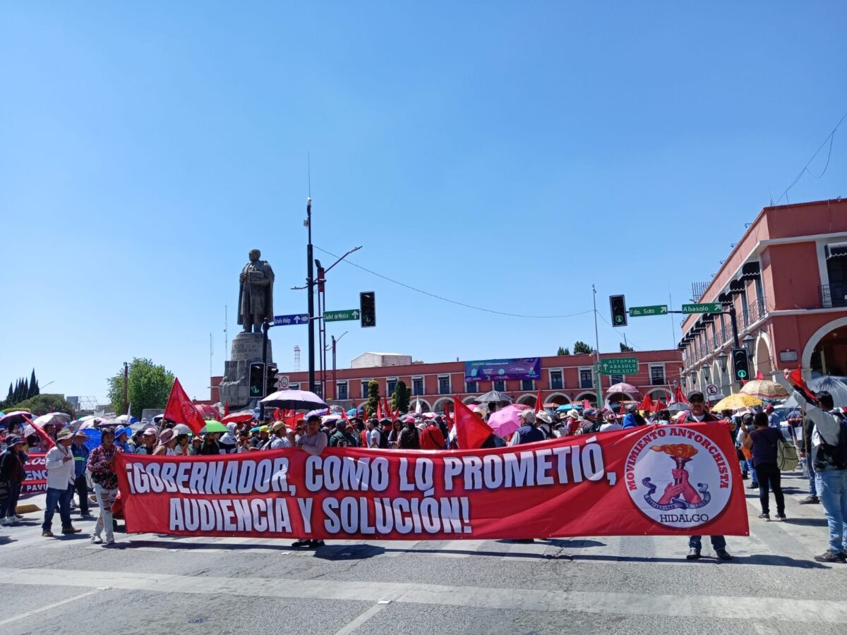 Acusan “represión” integrantes de Antorcha Campesina de Tizayuca