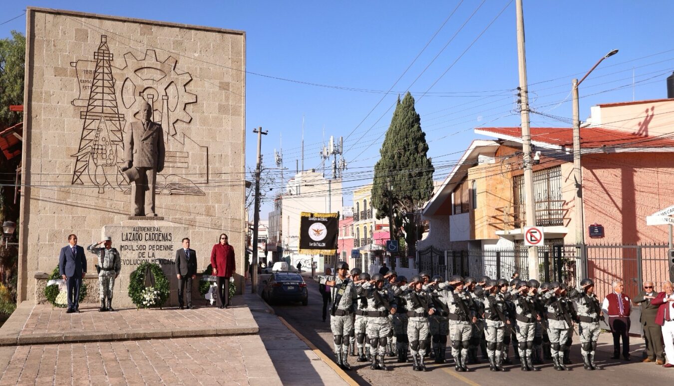 Conmemoran el 87° Aniversario de la Expropiación Petrolera en Pachuca