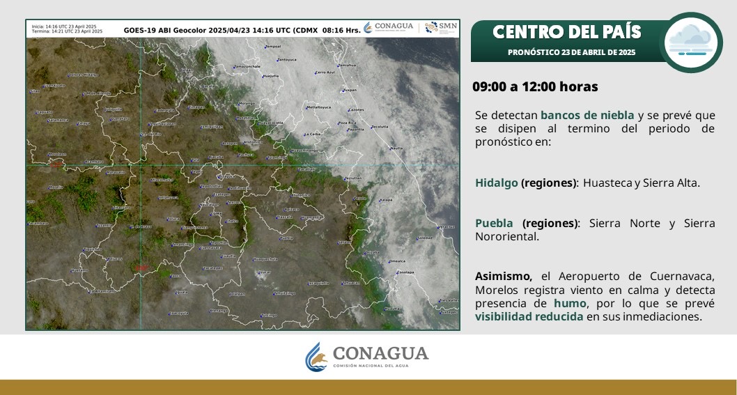 Pronostican para Hidalgo temperaturas máximas 35 a 40 °C