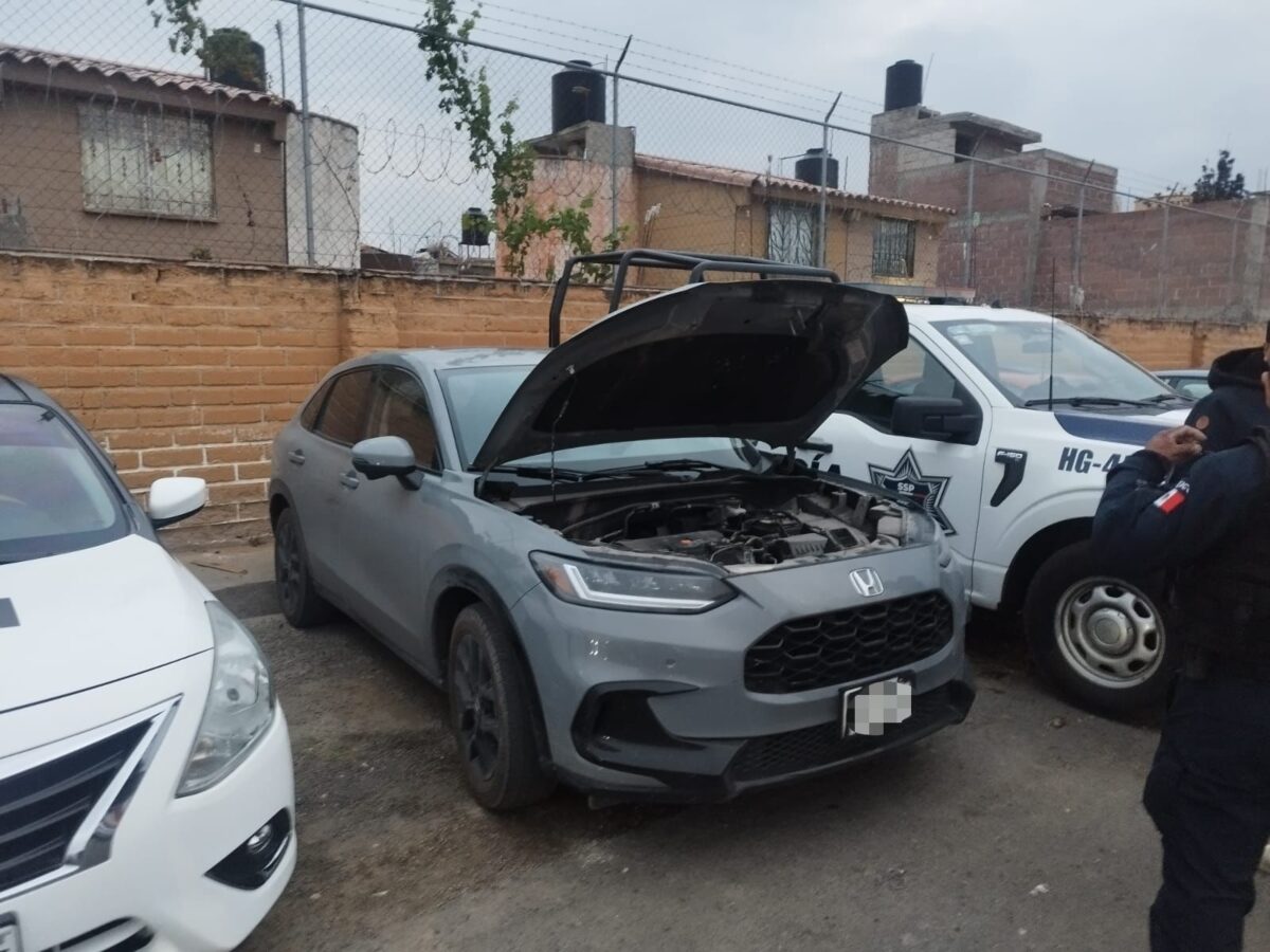 Recupera SSPH 38 vehículos robados o con alteraciones