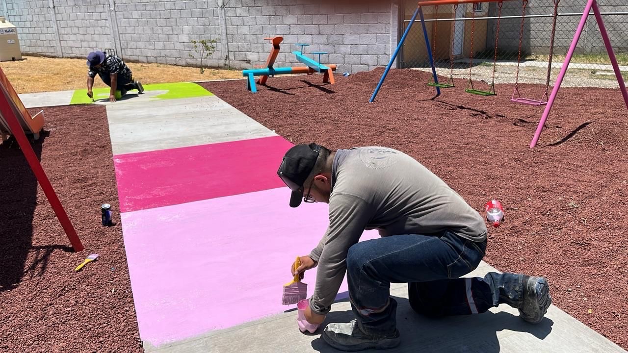 Trabaja Mineral de la Reforma en el mejoramiento de la imagen urbana