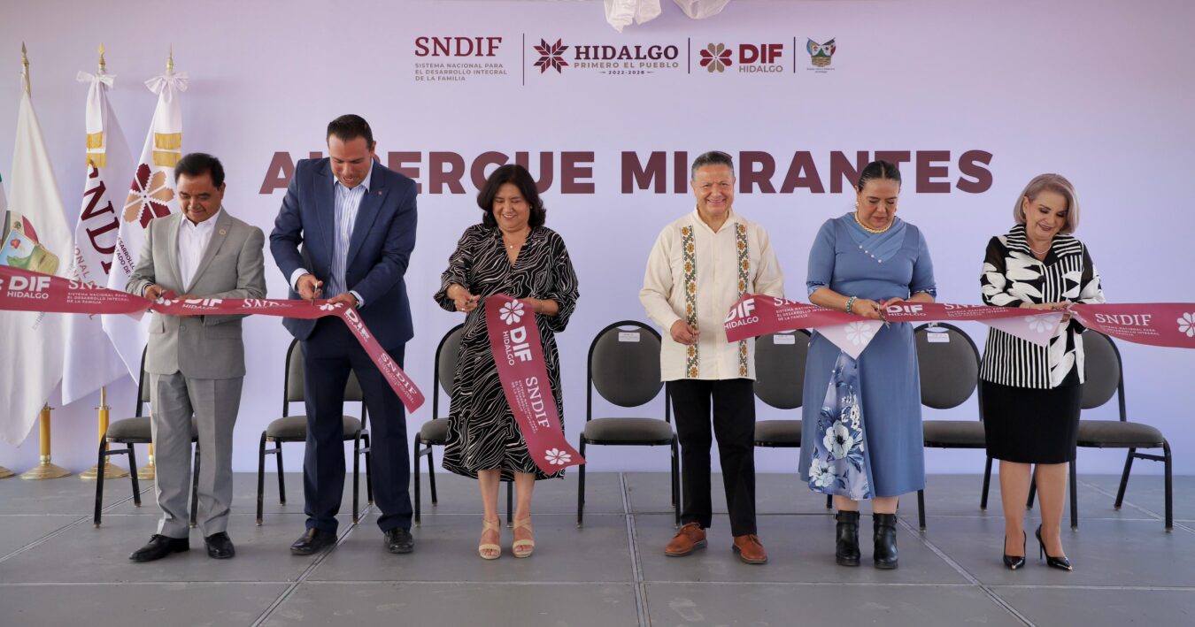  Inauguran polémico albergue para migrantes en Pachuca.