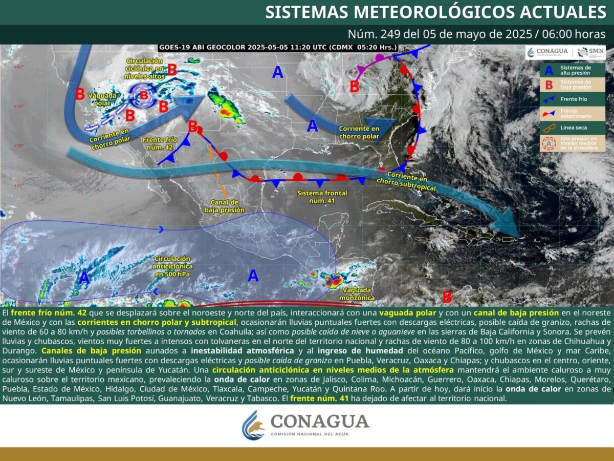 Pronostican para Hidalgo temperaturas máximas de 35 a 40 °C