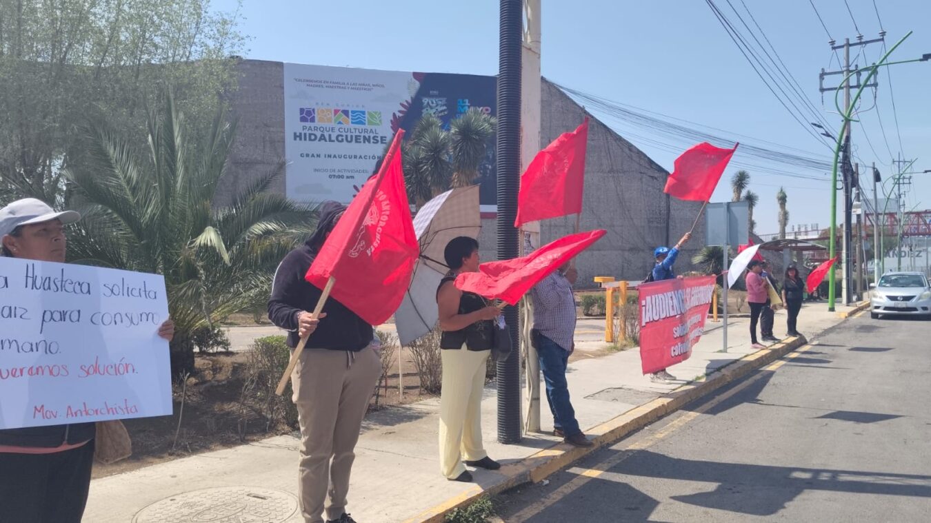 Se manifiesta Antorcha en la Secretaría de Agricultura