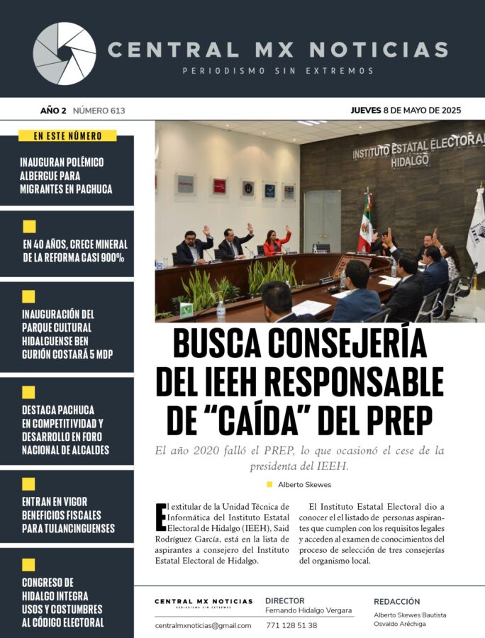 CentralMX – Jueves 8 de mayo de 2025