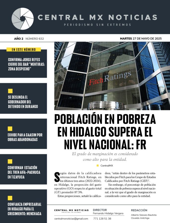 CentralMX – Martes 27 de mayo de 2025