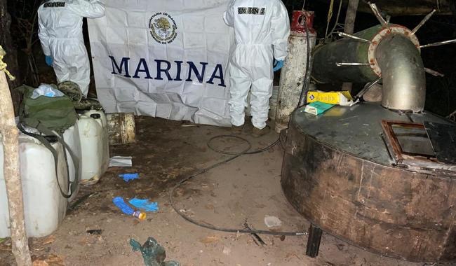 Desmantelan laboratorio de drogas en Hidalgo.