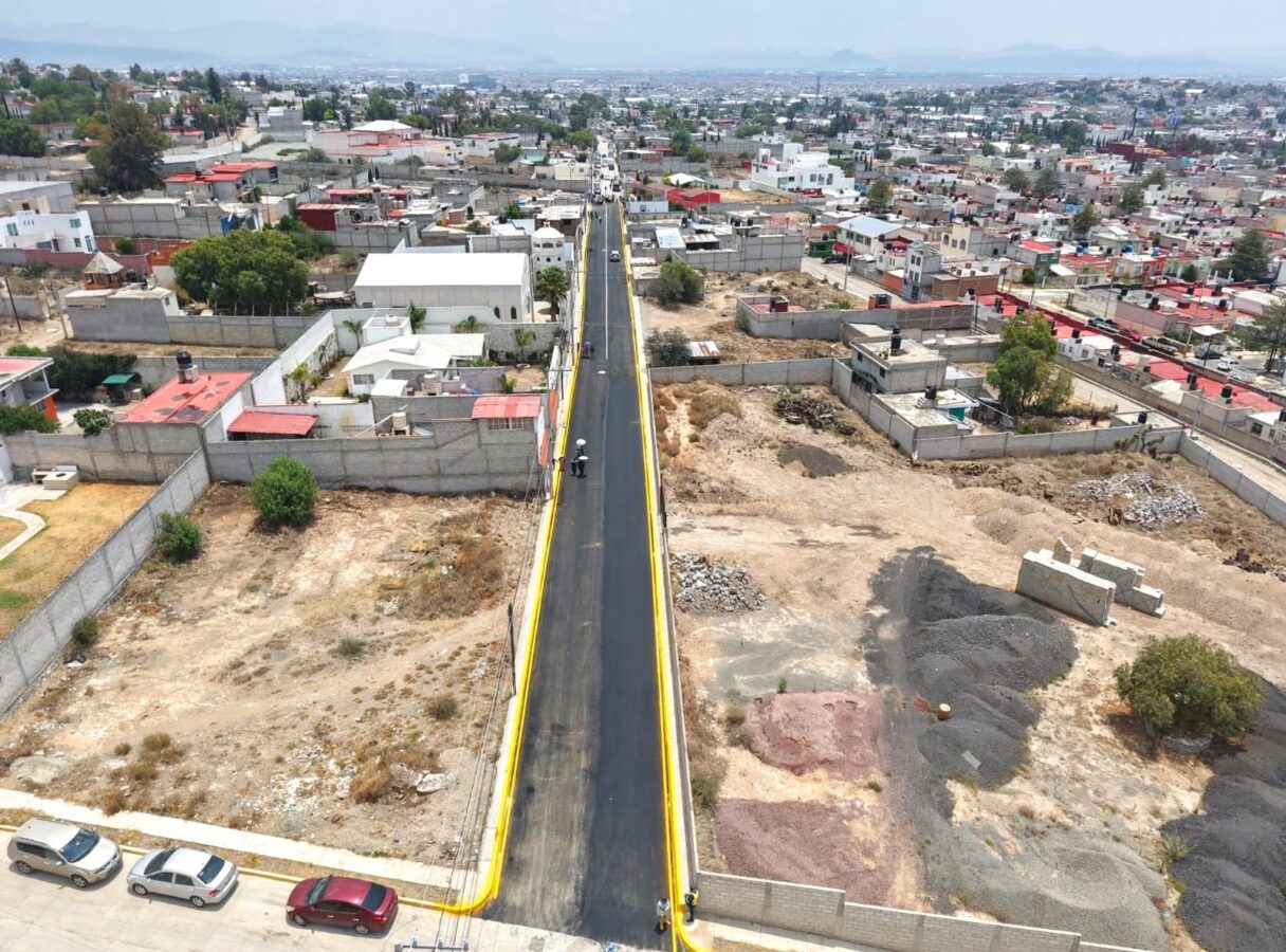 Entrega Zempoala 6 obras de pavimentación asfáltica e hidráulica