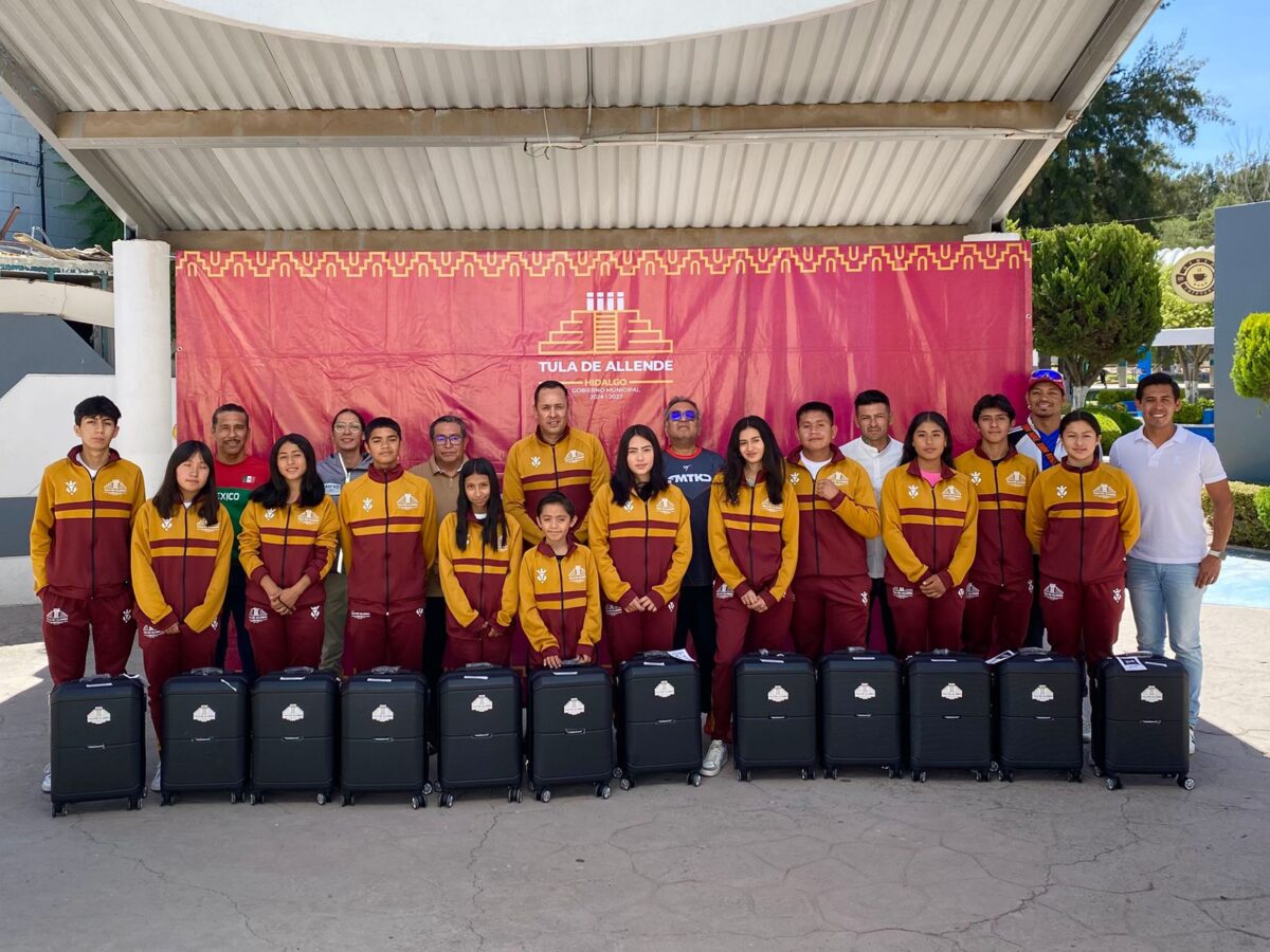 Entregan apoyos a atletas que representarán a Tula en Olimpiada Nacional