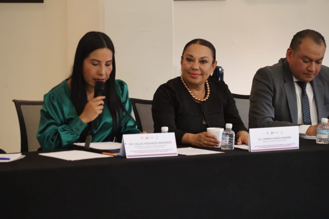 Encabeza Hilda Miranda trabajos de la primera mesa de las zonas metropolitanas de Hidalgo