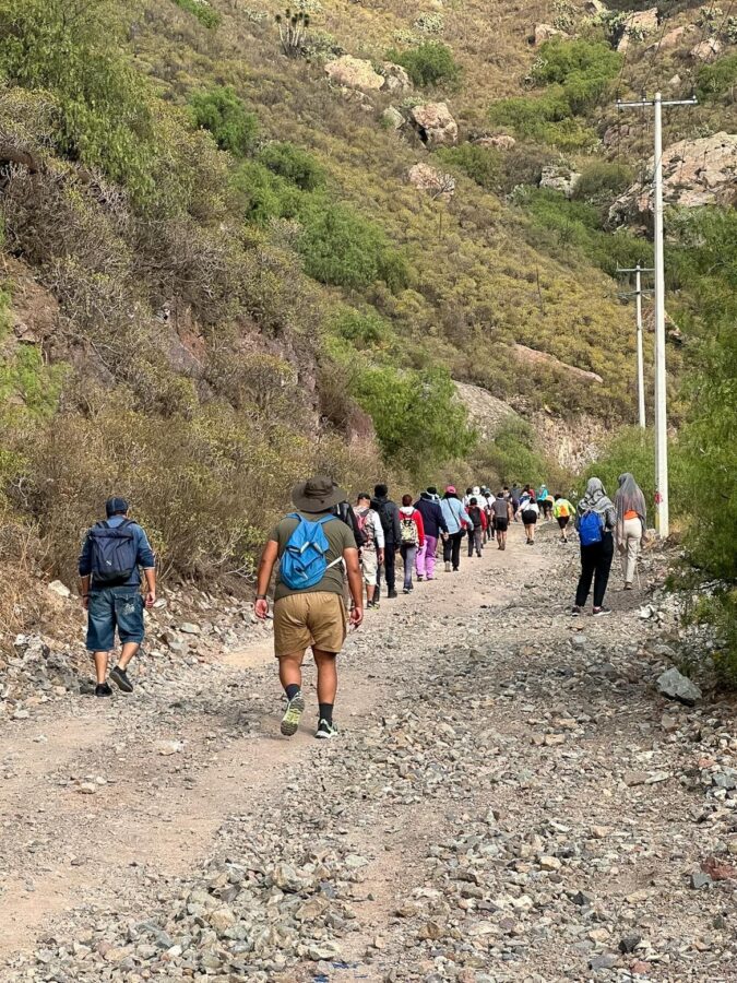 Realiza Pachuca segunda ruta de senderismo “Geoparque de la Comarca Minera”