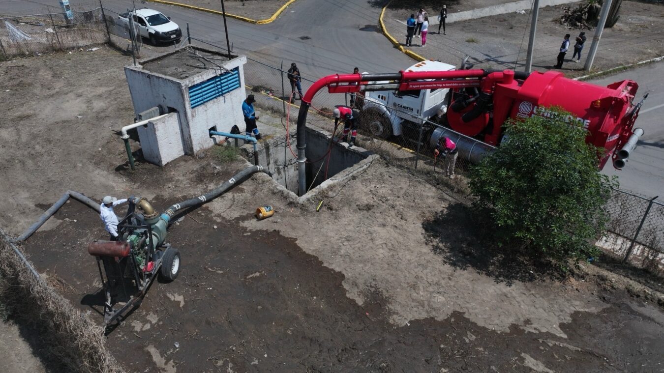 Refuerza CAAMTH acciones contra inundaciones