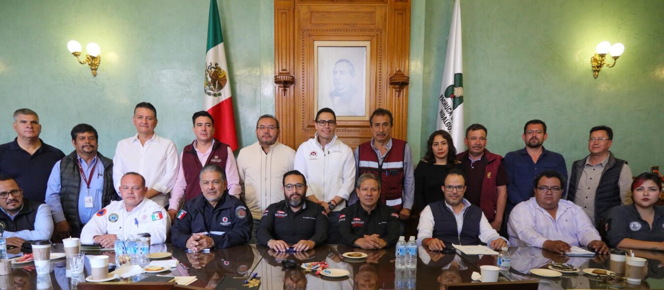 Convoca Jorge Reyes a sesión extraordinaria del Comité Municipal de Emergencias en Pachuca