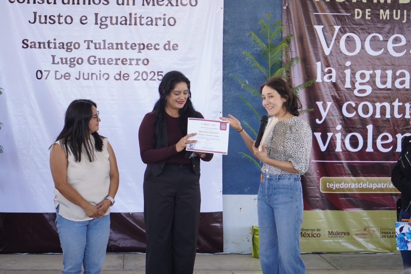 Santiago Tulantepec, sede de la “Asamblea de Mujeres Voces por la Igualdad y Contra las Violencias”