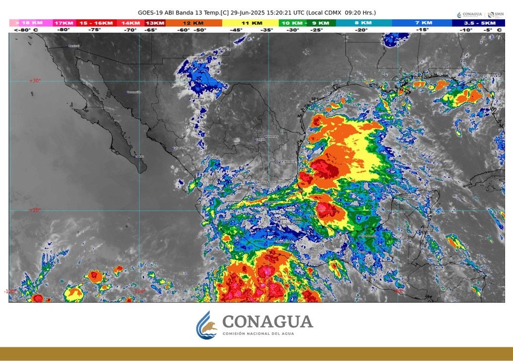 Pronostican lluvias muy fuertes para el este de Hidalgo