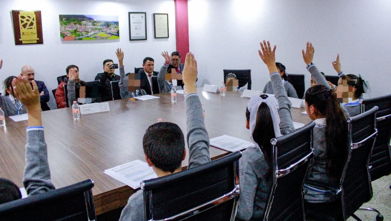 Sesión Ordinaria del Cabildo Infantil de Omitlán