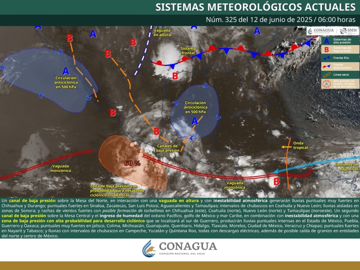 Prevén para Hidalgo lluvias