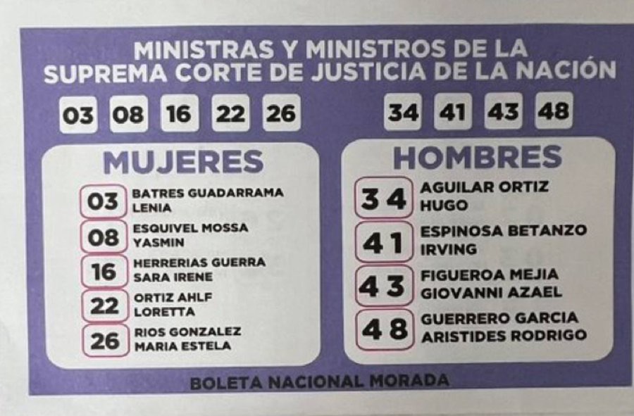 Enlista Sheinbaum integrantes del Poder Judicial