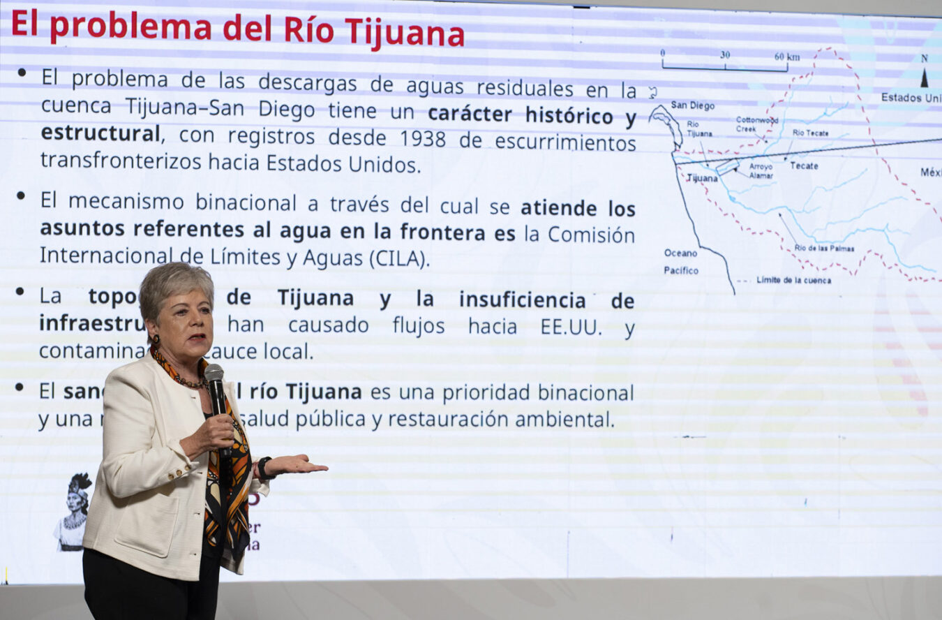 Acuerdo México y EEUU para sanear el río Tijuana 