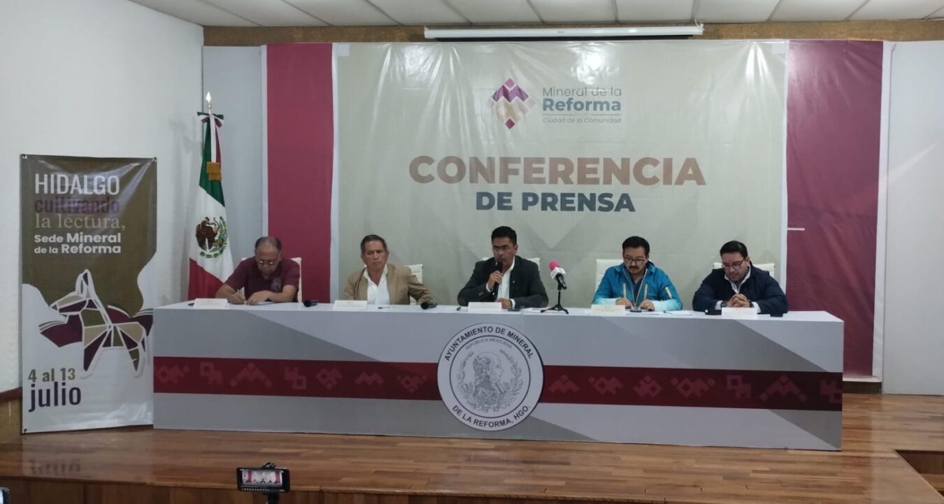 Anuncian la Feria del Libro “Hidalgo Cultivando la Lectura”