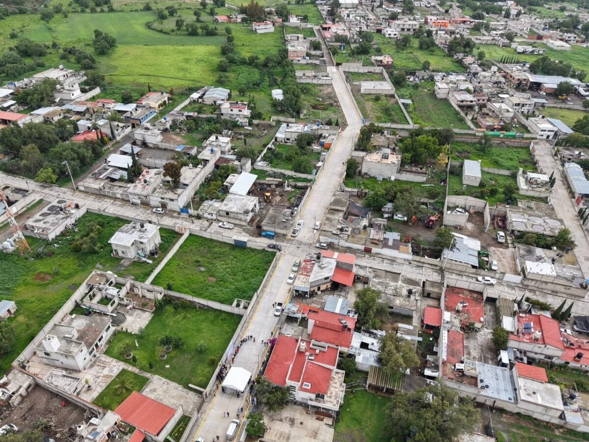 Entrega alcalde de Zempoala obras en cuatro comunidades
