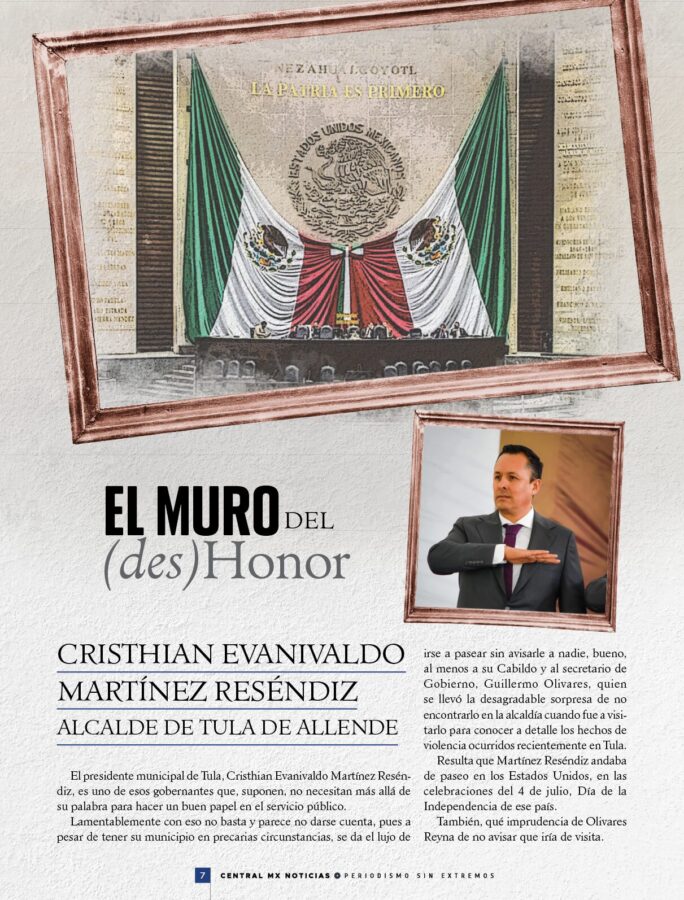 El Muro del (Des) Honor