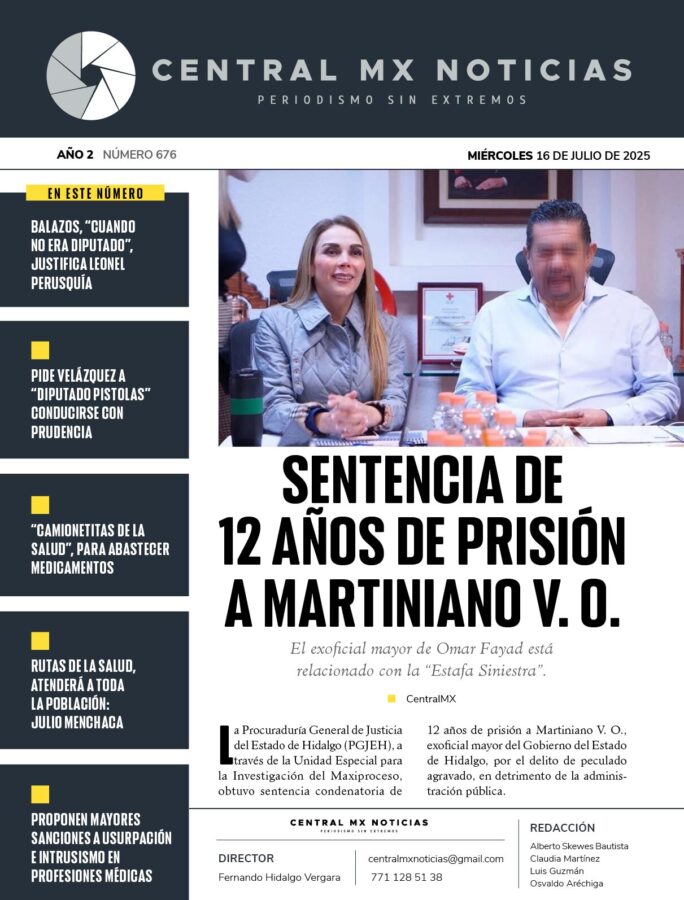 CentralMX – Miércoles 16 de julio de 2025