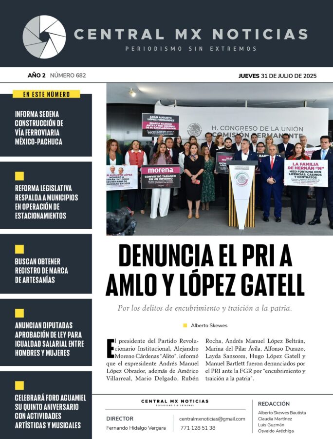 CentralMX – Jueves 31 de julio de 2025