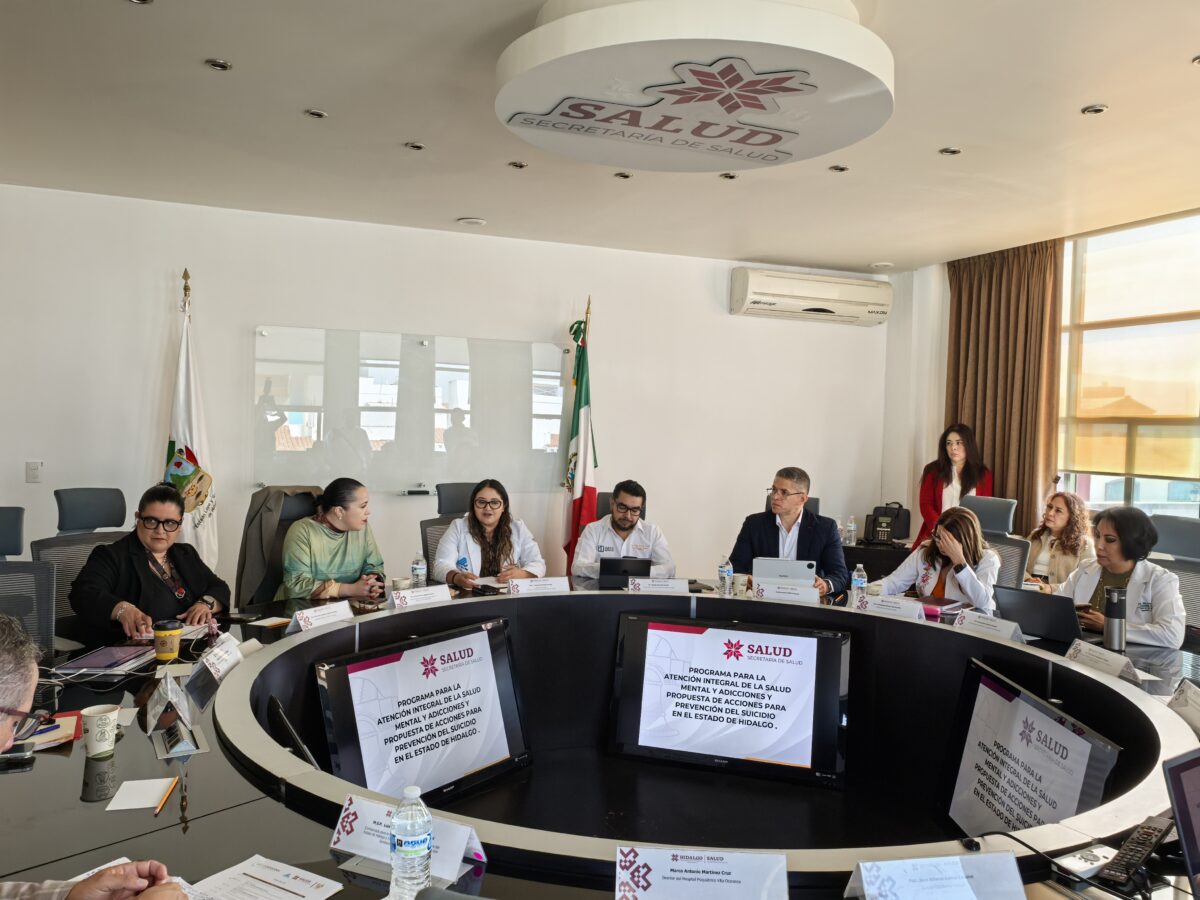 Fortalece Hidalgo su compromiso con la salud mental y la prevención de adicciones