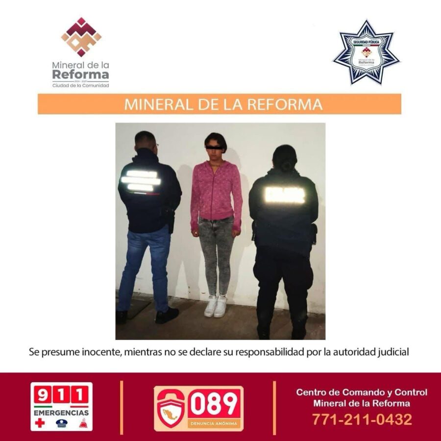 Policía Preventiva detiene a mujer con orden de aprehensión vigente