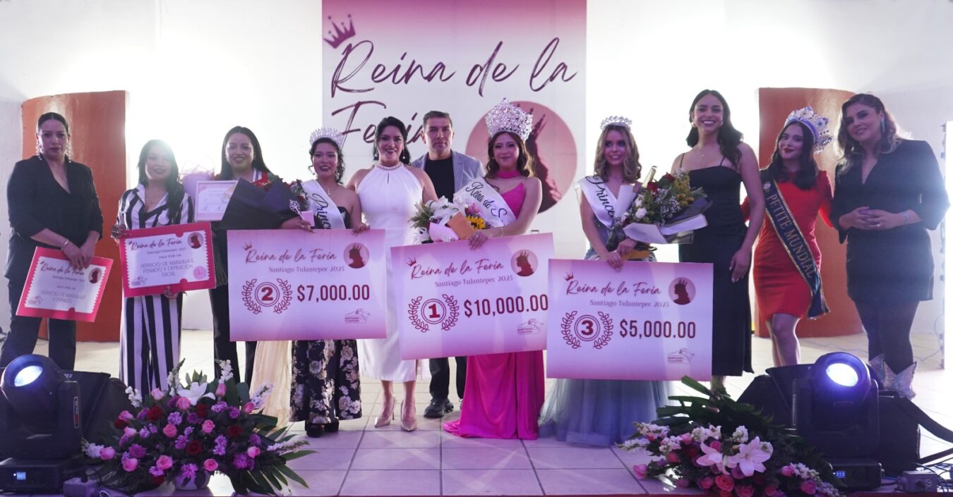Eligen Reina de la Feria Santiago Tulantepec 2025