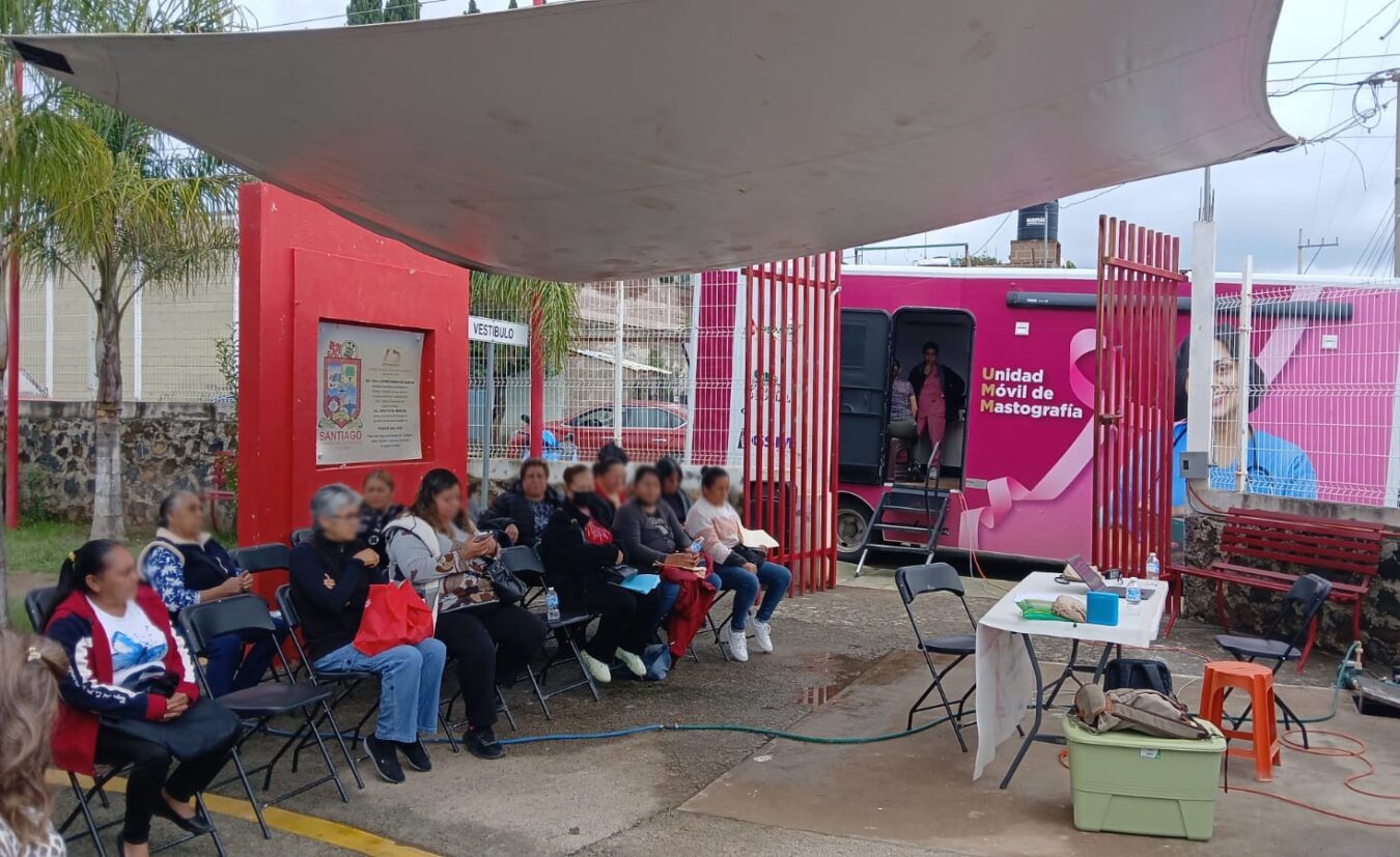 Anuncian servicios de mastografía en Santiago Tulantepec