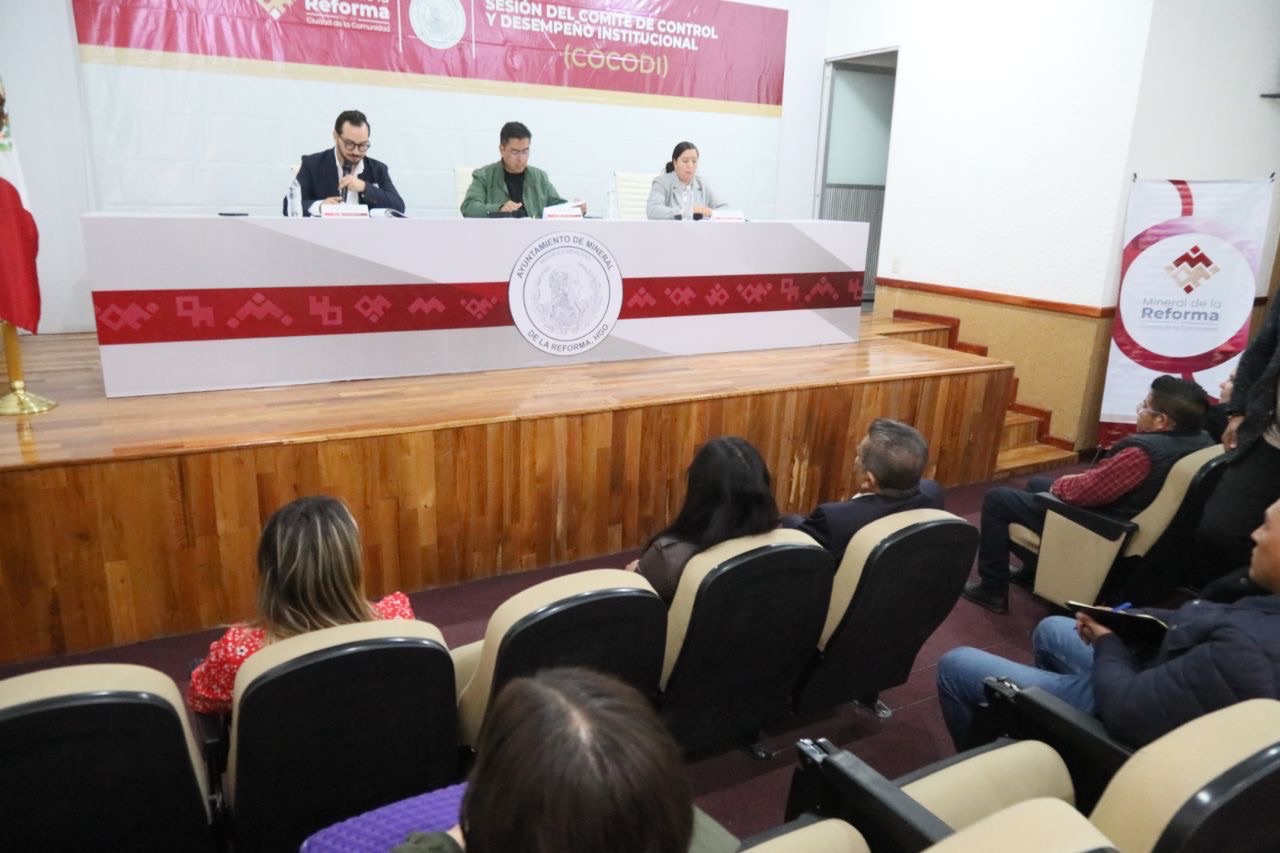 Instala Mineral de la Reforma su Comité de Control y Desempeño Institucional