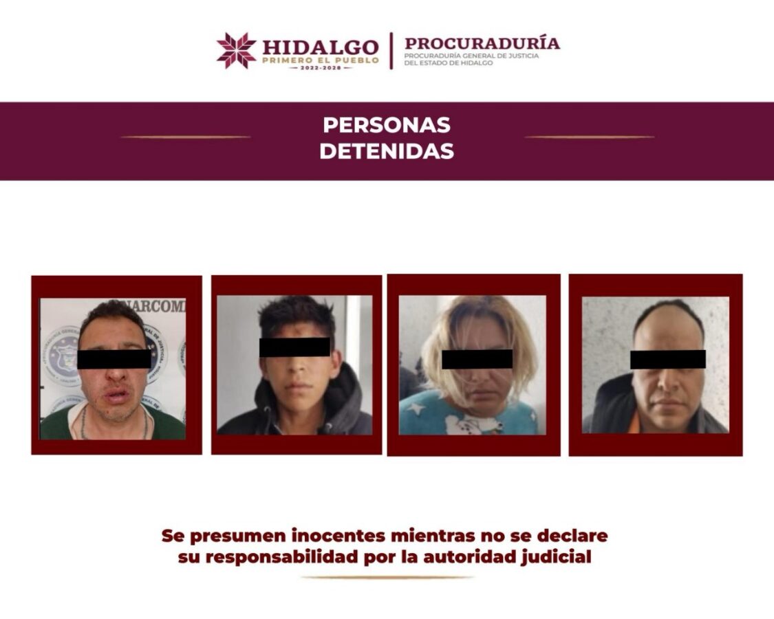 Dictan prisión preventiva a personas investigadas por la muerte de elementos de la PGJEH 