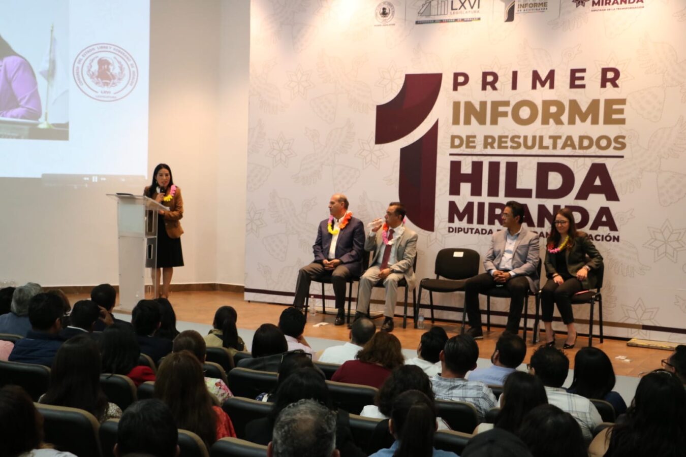 Presenta Hilda Miranda 1.er informe de labores legislativas