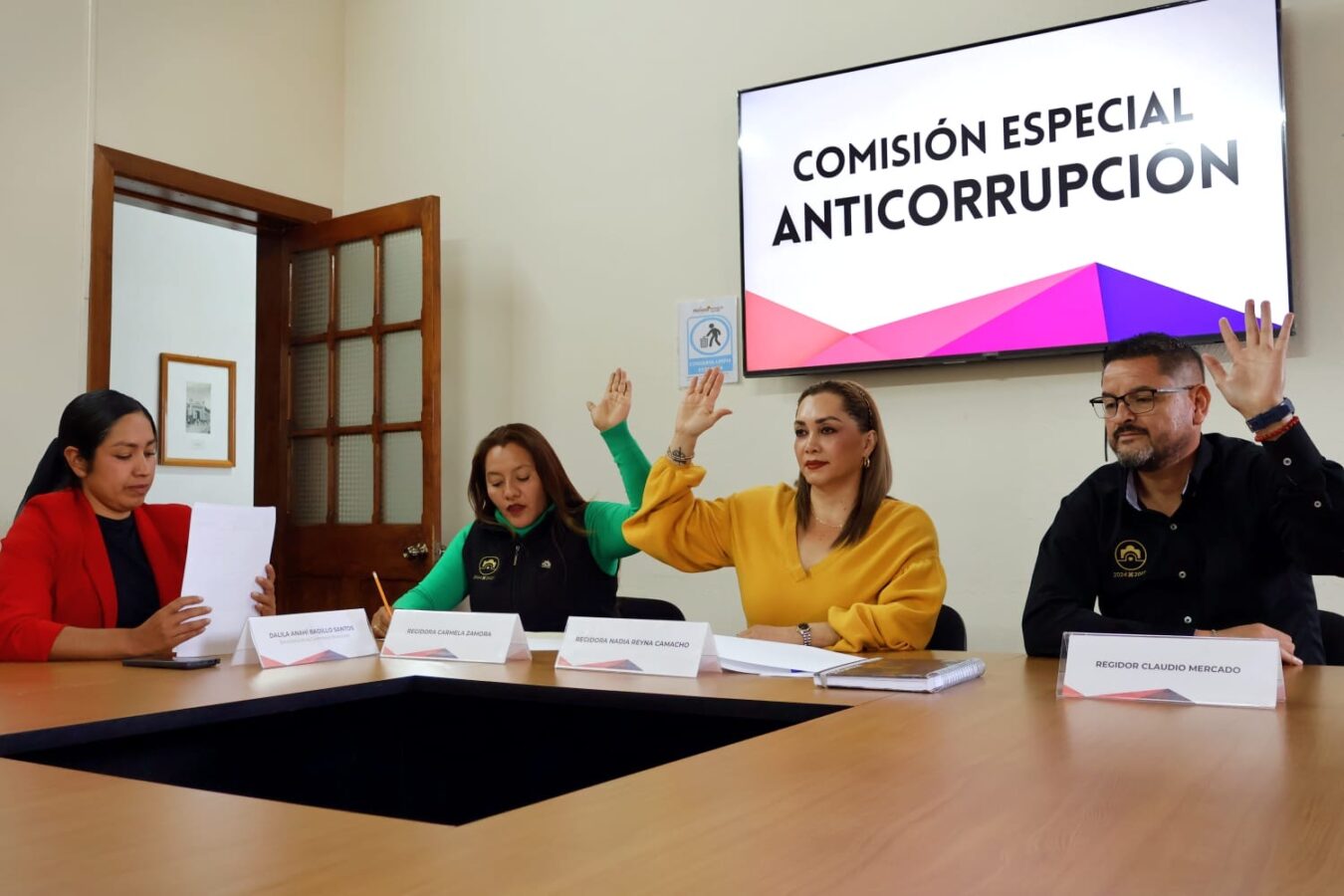 En curso, denuncias por corrupción: Nadia Reyna.