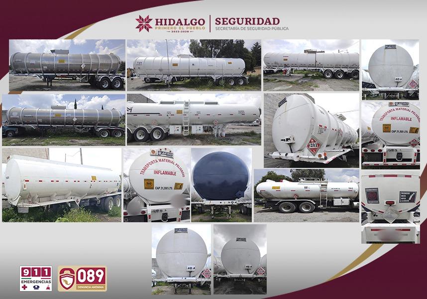 Aseguran 15 tanques cisterna con huachicol